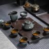 Celadon Kung Fu tea set