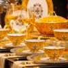 High-end enamel tableware