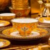 High-end enamel tableware