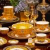 High-end enamel tableware